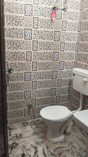 Bathroom in 3 BHK Builder Floor at  Balaji Enclave, Govindpuram – for Rent