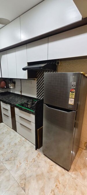 Kitchen in 1 BHK Apartment at Omkar Signet, Malad East – for Rent