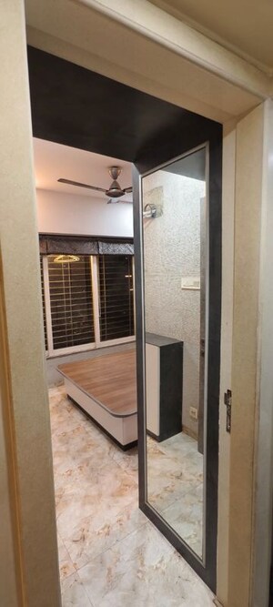 Bathroom in 1 BHK Apartment at Omkar Signet, Malad East – for Rent