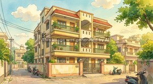  Apartment – Exterior View View at Ramalingeswara Colony - for Sale