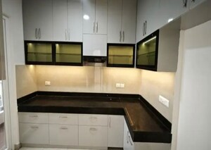Kitchen in 3 BHK Apartment at Rishita Mulberry Heights, Sushant Golf City – for Rent