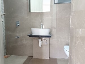 Bathroom in 3 BHK Apartment at Zen Elite, Kharadi – for Rent