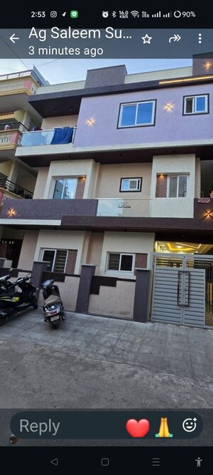 3 BHK Independent House – Exterior View View at Ganga Nagar Layout - for Sale