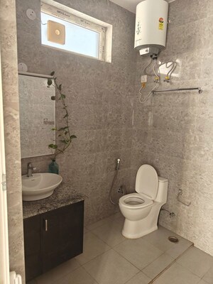 Bathroom in 1 RK Builder Floor at Saket – for Rent