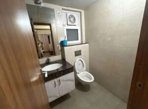 Bathroom in 3 BHK Apartment at Experion Capital, Gomti Nagar – for Rent