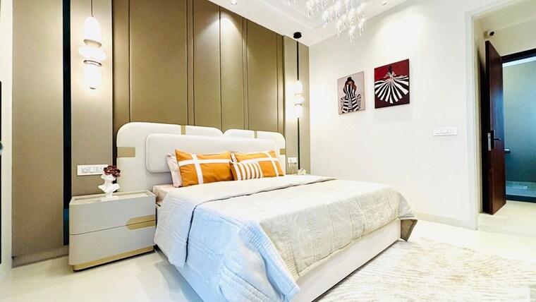 Bedroom, ambala highway 3 Bedroom 1903 Sq.Ft. Apartment In Ambala Highway Zirakpur 10764824