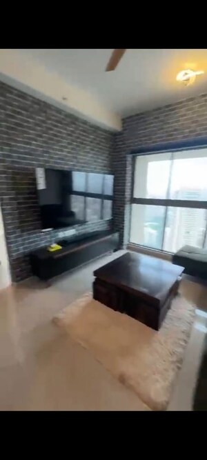 Living Room in 2.5 BHK Apartment at Sheth Auris Bliss, Malad West – for Rent