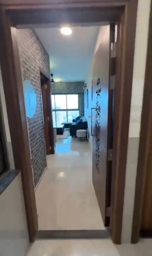 Building Lobby in 2.5 BHK Apartment at Sheth Auris Bliss, Malad West – for Rent