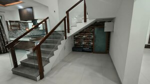 Hall in 4 BHK Villa at Babukhan Lakefront, Kokapet – for Rent