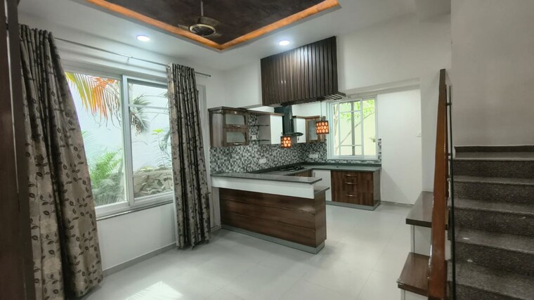 Living Room, babukhan-lakefront 4 Bedroom 3400 Sq.Ft. Villa In Kokapet Hyderabad 10764848