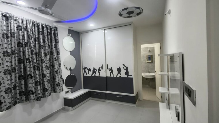 Bedroom, babukhan-lakefront 4 Bedroom 3400 Sq.Ft. Villa In Kokapet Hyderabad 10764848