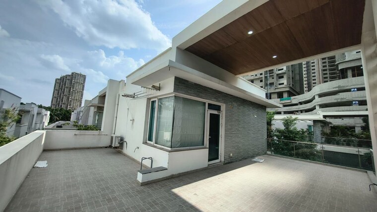 Terrace, babukhan-lakefront 4 Bedroom 3400 Sq.Ft. Villa In Kokapet Hyderabad 10764848