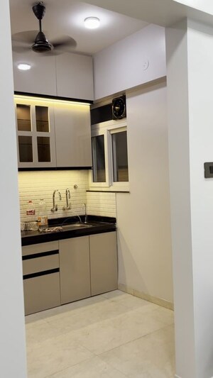 Kitchen in 1 BHK Apartment at Majestique Marbella Phase 1, Kharadi – for Rent