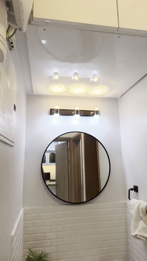 Bathroom in 1 BHK Apartment at Majestique Marbella Phase 1, Kharadi – for Rent