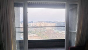 Balcony in 1 BHK Apartment at Majestique Marbella Phase 1, Kharadi – for Rent
