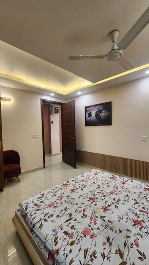 Bedroom in 2 BHK Builder Floor at Chattarpur – for Rent