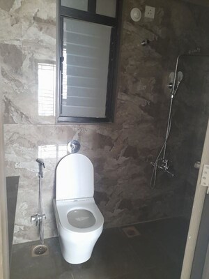 Bathroom in 2 BHK Apartment at Ceratec Presidential Towers, Ravet – for Rent