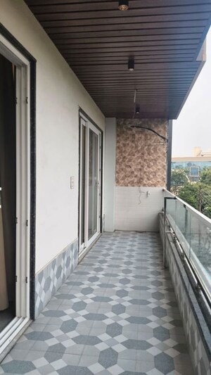 Balcony in 3 BHK Builder Floor at Sector 45 – for Rent