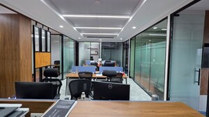 Team Area in  Office Space at One Lodha Place, Lower Parel – for Rent