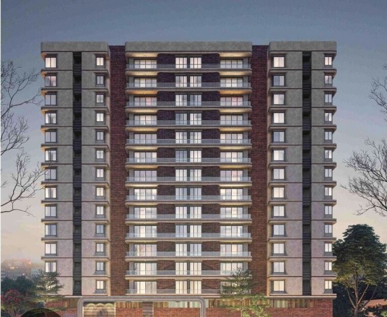 Exterior View, vesu 3 Bedroom 2200 Sq.Ft. Apartment In Vesu Surat 10765072