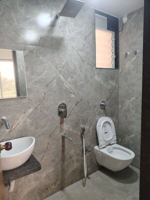 Attached Bathroom in 2 BHK Apartment at Akash Ganga CHS Nerul, Nerul – for Rent