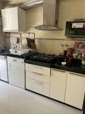 Kitchen in 3 BHK Apartment at The Spring, Roadpali – for Rent