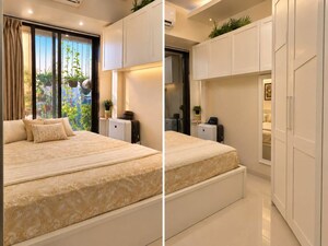 Bedroom in 1 BHK Apartment at Gami Reagan, Ghansoli – for Sale