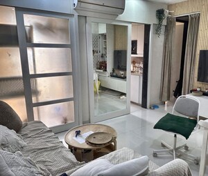 Living Room in 1 BHK Apartment at Gami Reagan, Ghansoli – for Sale