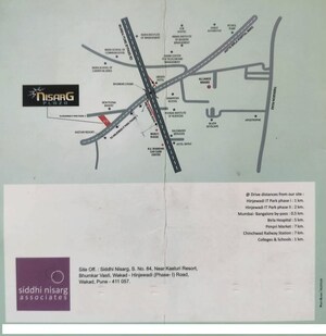  Office Space – Map Location View at Wakad - for Rent