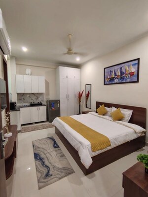 Bedroom in 1 RK Builder Floor at Sector 51 – for Rent