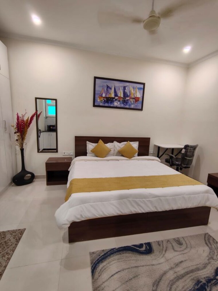 Bedroom, sector 51 1 RK 250 Sq.Ft. Builder Floor In Sector 51 Gurgaon 10765190