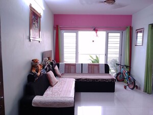 Living Room in 1 BHK Apartment at Micro Srishti, Bhandup West – for Rent