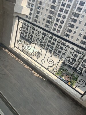 Balcony in 3 BHK Apartment at Nyati Era, Dhanori – for Rent