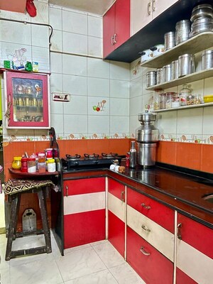 Kitchen in 1 BHK Apartment at Thane West – for Rent