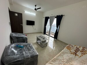 Living Room in 2 BHK Apartment at Duville Riverdale Grove, Kharadi – for Rent