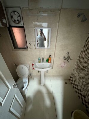 Attached Bathroom in 3 BHK Apartment at RG Luxury Homes, Sector 16b Greater Noida – for Rent