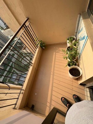 Balcony in 3 BHK Apartment at RG Luxury Homes, Sector 16b Greater Noida – for Rent