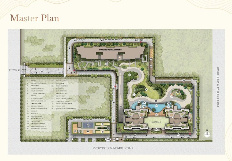 Master Plan, origen-the-oryza 3 Bedroom 2196 Sq.Ft. Apartment In Sector 88a Gurgaon 10765330