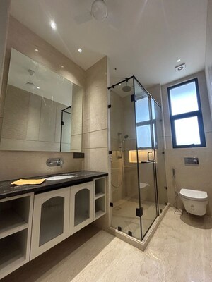 Bathroom in 4 BHK Builder Floor at Defence Colony – for Sale