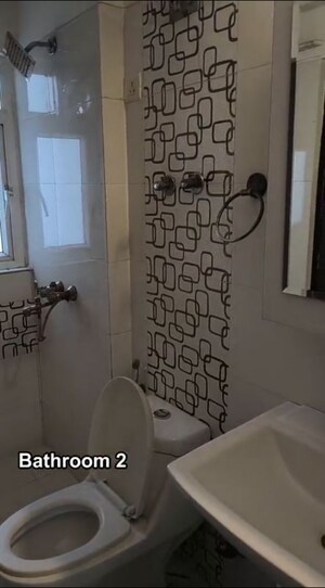 Bathroom in 3 BHK Apartment at Gulshan Vivante, Sector 137 – for Sale