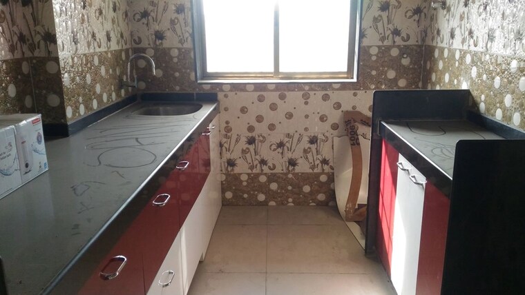 Kitchen, skyline-sparkle 1 Bedroom 355 Sq.Ft. Apartment In Bhandup West Mumbai 10765435