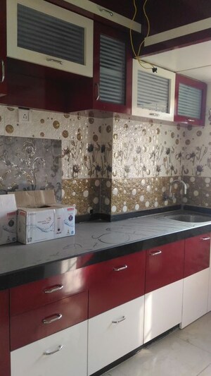 Kitchen in 1 BHK Apartment at Skyline Sparkle, Bhandup West – for Rent
