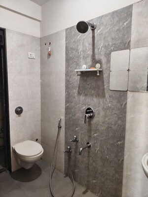 Bathroom in 2 BHK Apartment at Saptashree Heights, Dhokali – for Sale
