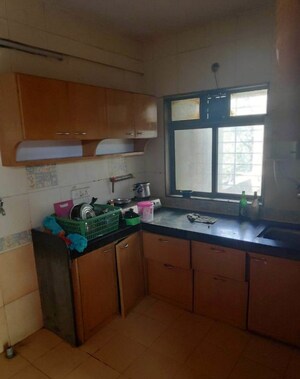 Kitchen in 1 BHK Apartment at Mayuresh Srishti, Bhandup West – for Rent