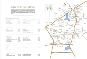3 BHK Apartment – Map Location View at Ruchira Park East, Kannamangala - for Sale
