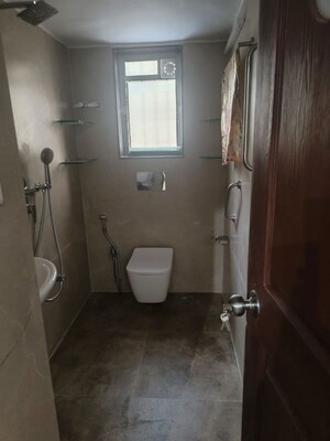 Bathroom in 2 BHK Apartment at The Vivekanand CHS, Mahim – for Rent