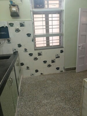 Bathroom in 2 BHK Apartment at The Vivekanand CHS, Mahim – for Rent
