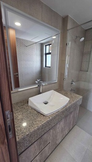 Bathroom in 3.5 BHK Apartment at Krisumi Waterfall Residences, Sector 36a – for Rent