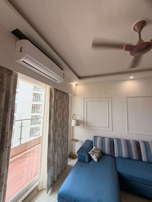 Building Lobby in 3 BHK Apartment at Rishita Mulberry Heights, Sushant Golf City – for Rent