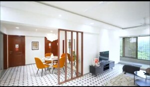 Living Room in 3 BHK Apartment at Samartha Sidhi, Andheri West – for Sale